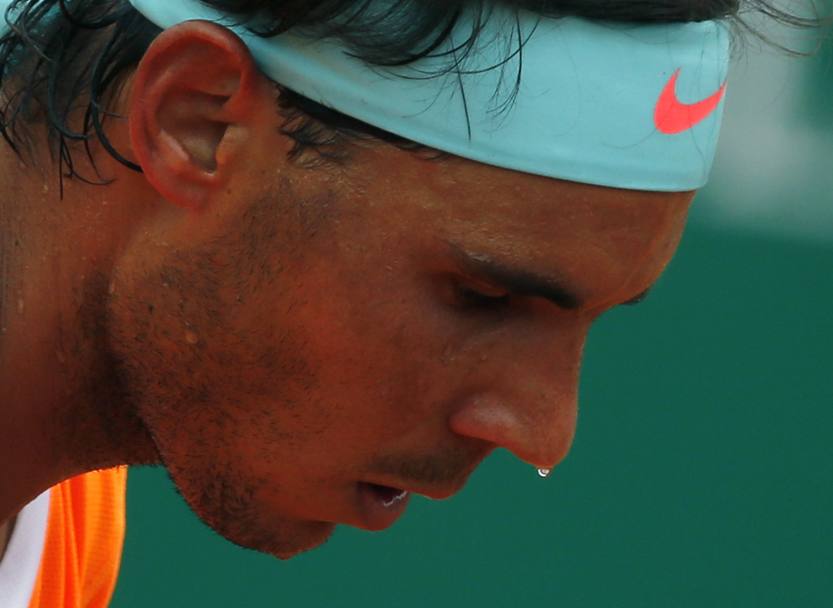 Nonostante la foto dica il contrario, facile esordio di Rafa Nadal nel suo torneo d&#39;elezione, Montecarlo, dove ha vinto ininterrottamente dal 2005 al 2012